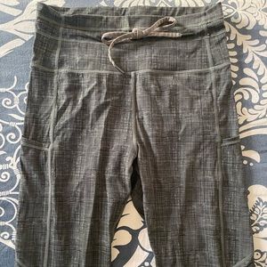 EUC Zyia Sage Medley Luxe Drawstring Leggings Women’s Size 8-10